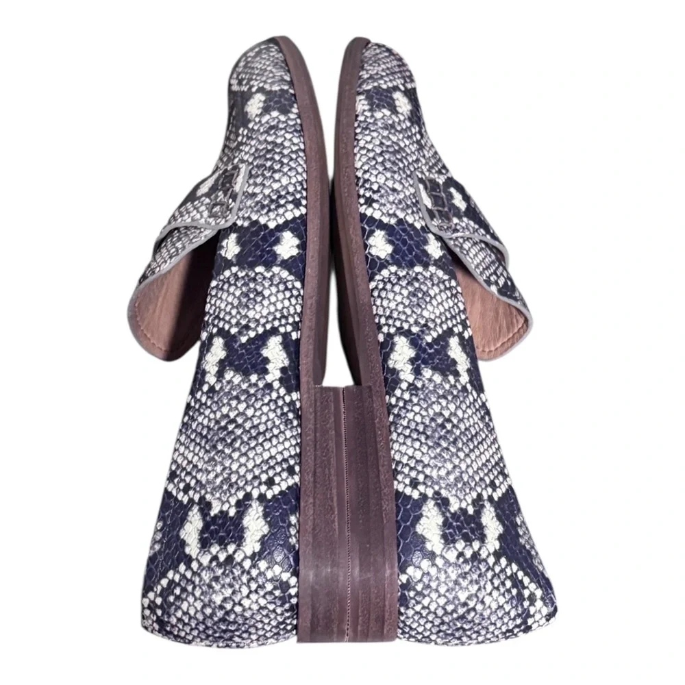 Madewell Alex Snakeskin Embossed Leather Loafers Size Women’s 7